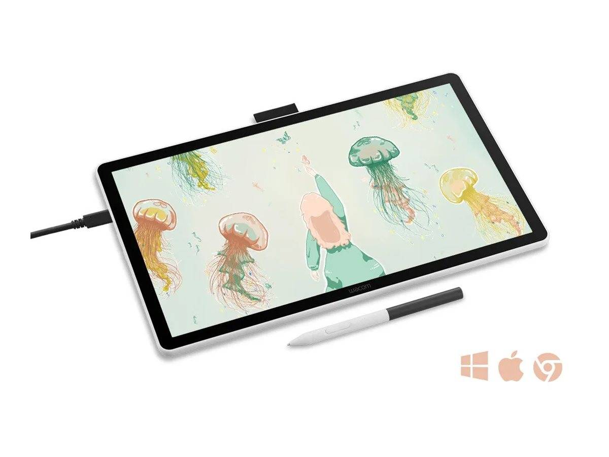 Wacom One 14 Hvid --> På vej ind, levering hos dig 25-08-2026