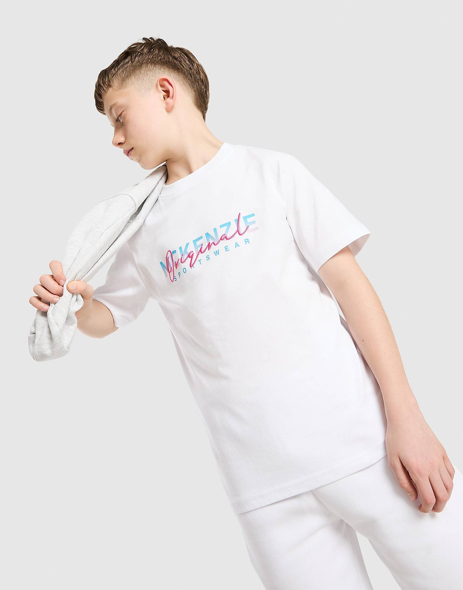 McKenzie Silica T-Shirt Junior, Hvid