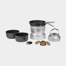 Spritkök Trangia 25 Large, 1000 W + 2 kittlar, 1 stekpanna i NS / Non Stick-teflon + vindskydd i UL / UltraLight-aluminium + 1 kaffepanna + griptång + rem, + T-Tenol (1 liter)