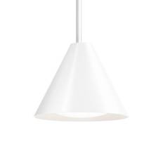 Louis Poulsen Designer hængelampe Keglen, dæmpbar, Hvid/opal, Stue/spisestue, Aluminium, Design