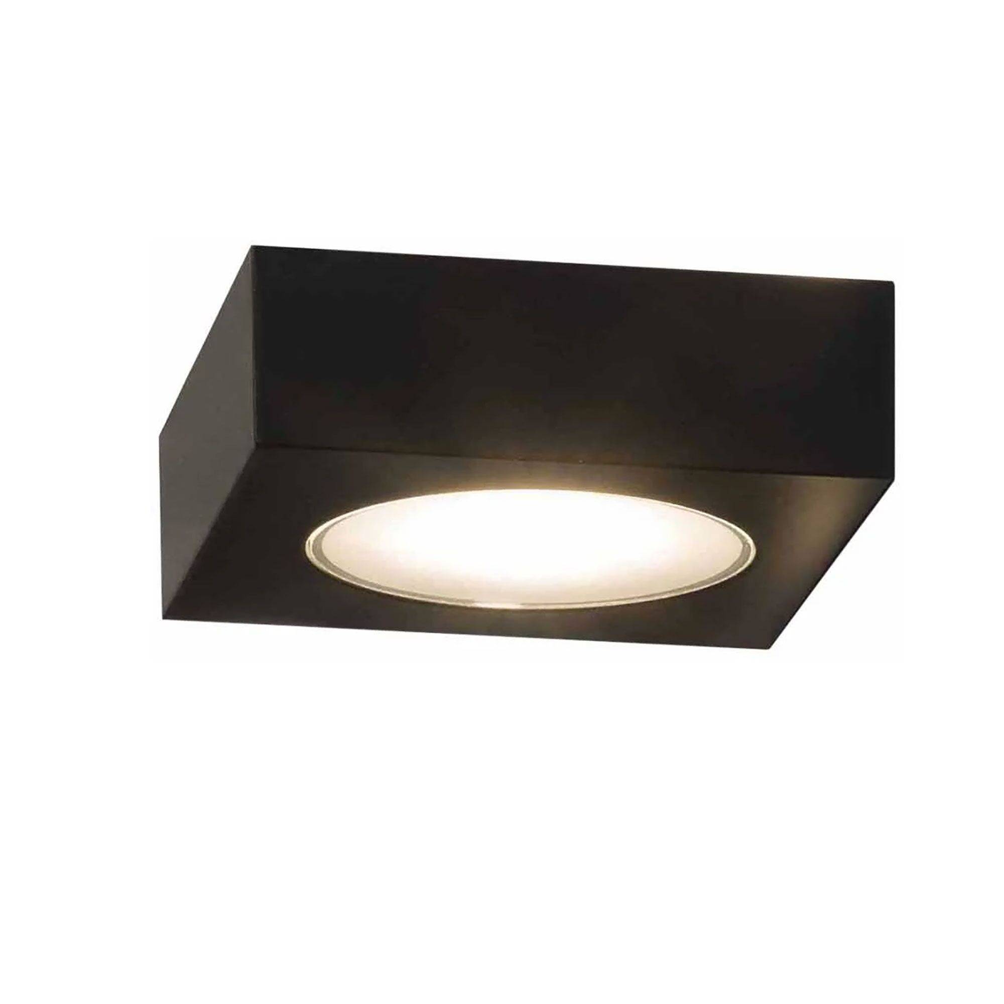 Fix Double Væglampe Up/Downlight Mat Sort.