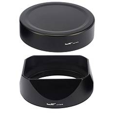 Haoge Gegenlichtblende Bajonett Metall quadratisch für Fujifilm XF35mmF2 R WR, Fuji XF23mmF2 R WR XC 35mm F2 Haube, ersetzt Fujifilm LH-XF35-2 Blende
