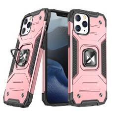 Pansret cover + magnetisk holder iPhone 13 mini Ring Armor rose