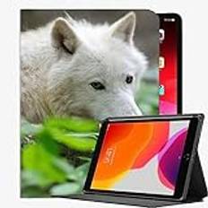 YENDOSTEEN iPad mini-fodral för iPad Mini 5 2019/Mini 4 skal, Wolf 012 fodral smalt skal för iPad Mini 7,9 tum