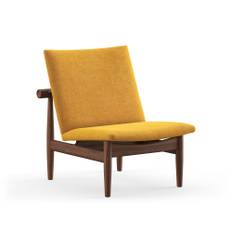 House of Finn Juhl - Japan Chair, Walnut, Cat. 3 Watercolour, Butterscotch Yellow - Fåtöljer - Finn Juhl - Träfärgad,Gul - Trä/Textilmaterial