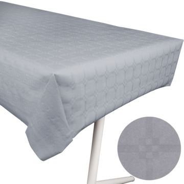 Dukrulle Damast Grå 1,2 x 8 m