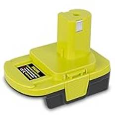 Batteriadapter för Dewalt för Milwaukee 20 V/18 V Li-Ion batteri konvertera till för Ryobi 18 V P108 ABP1801 batteri med USB-port