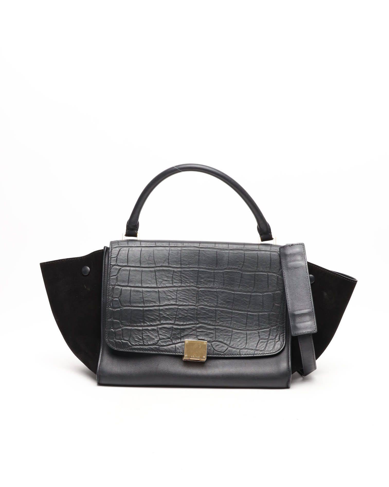 Céline Medium Trapeze Bag - Black - One Size