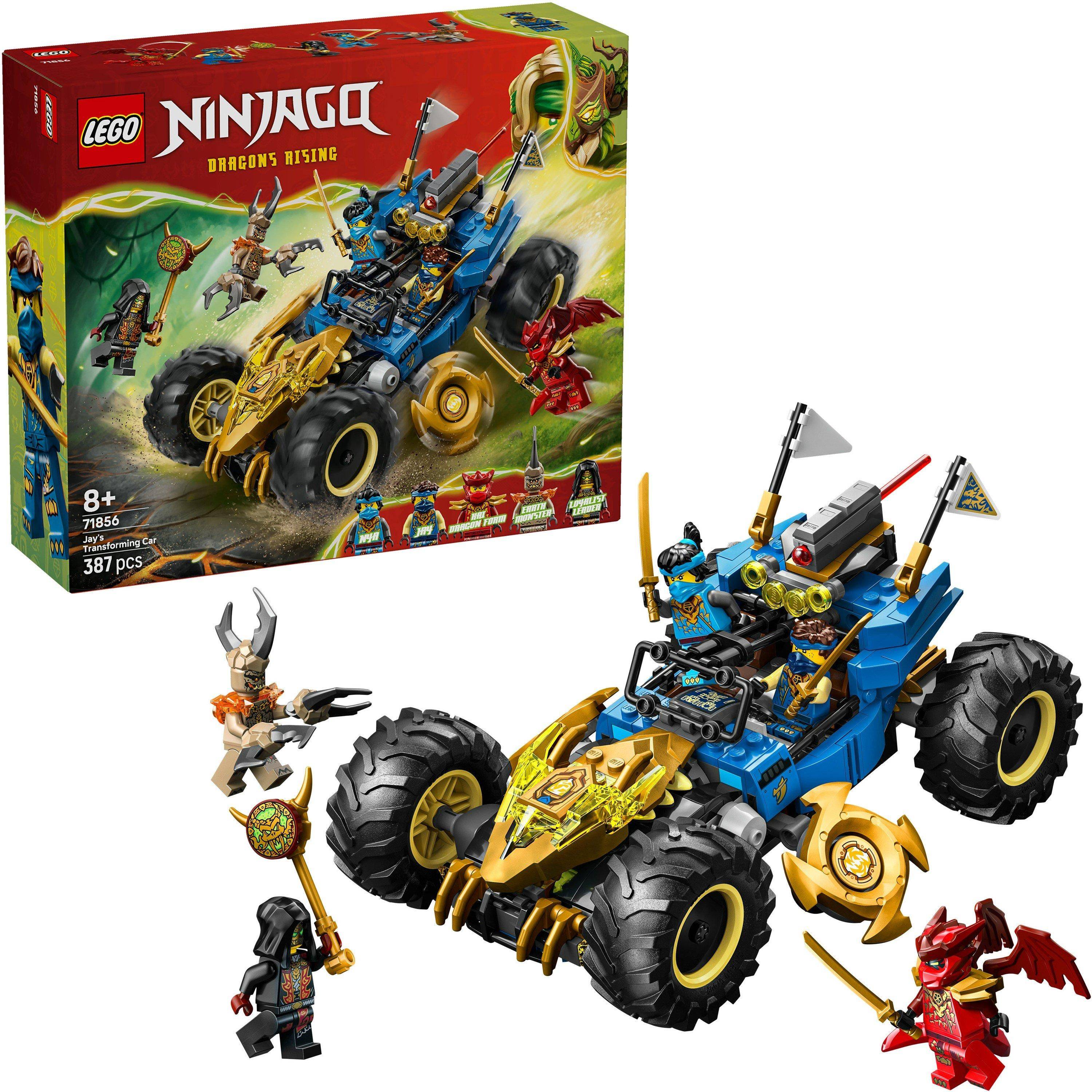 Lego Ninjago 2 In1 Jay’s Transforming Car Racing Toy 71856