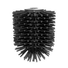 Avenarius Ersatzteile Accessoires Ersatzbürste / WC-Bürstenkopf - Durchmesser 69 mm, schwarz, Silikon