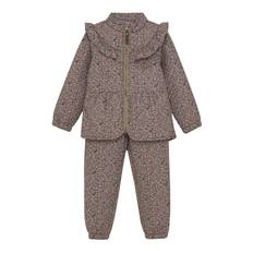 EN FANT Thermal Set W. Frills, Aop |Pink |128