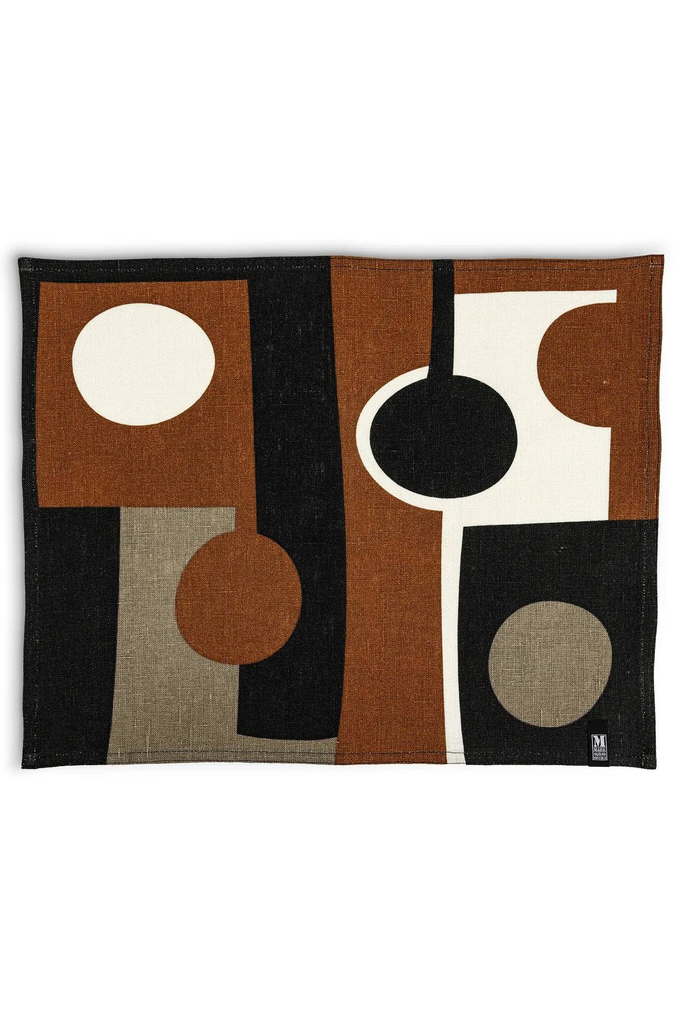 Hild Linneunderlägg Röd 50x40 cm