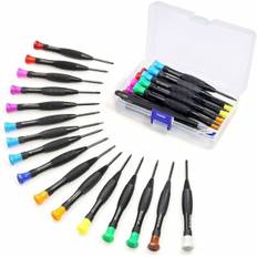 18 stk. Torx skruetrækker mini magnetisk Torx fladhoved Phillips lille pincet skruetrækkere med T2 T3 T4 T5 T6 T7 T8 T9 T10 til Xbox computer telefon