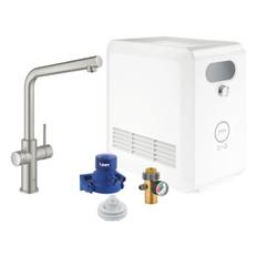 Grohe Blue Professional System mit L-Auslauf, Ausführung supersteel - 31347DC3
