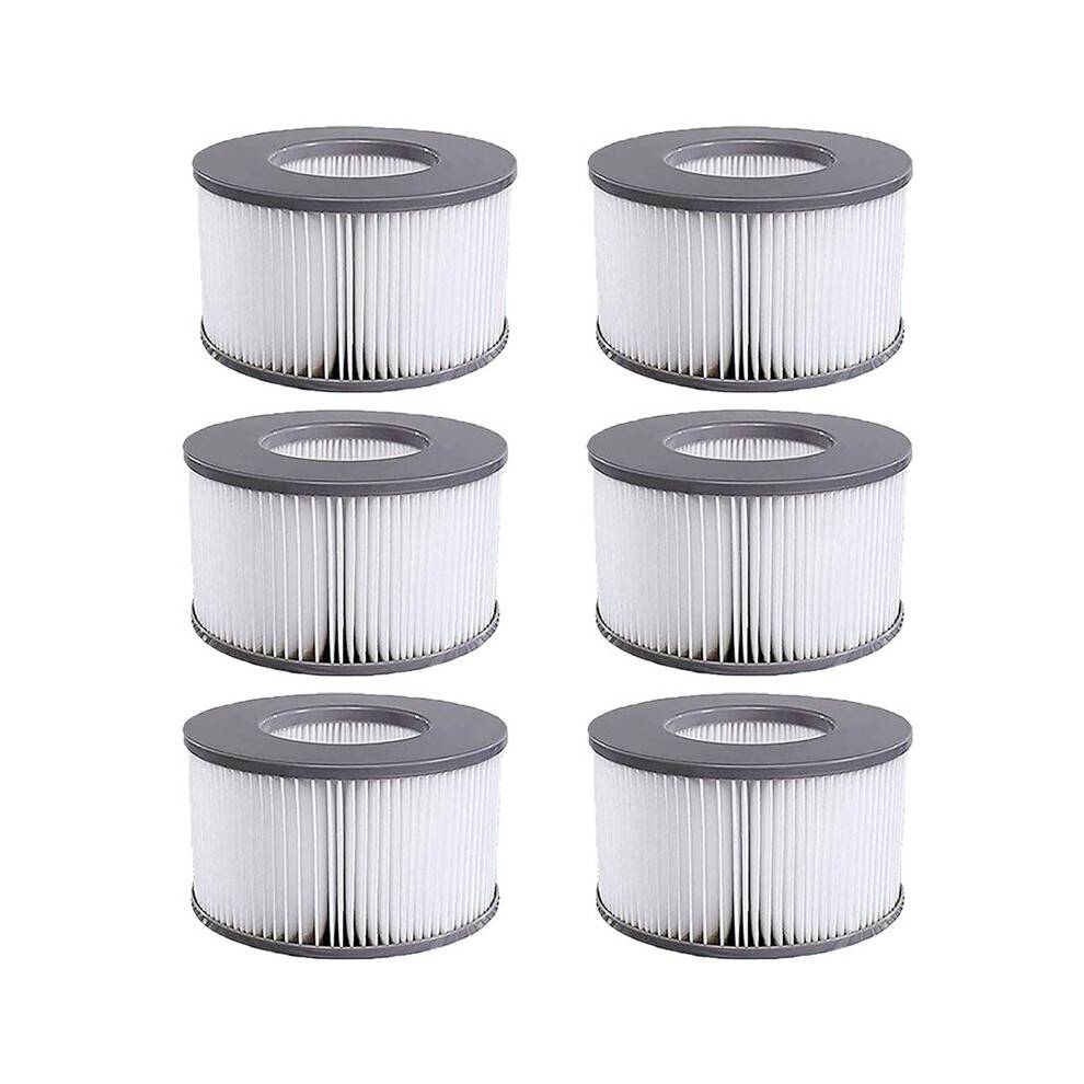 6 PCS Replacement Filter Cartridges for MSpa Filters for MSpa Models From 2020 for Inflatable Pools