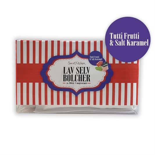 Bolsjesæt Tutti frutti og saltkaramel. DATOVARE!