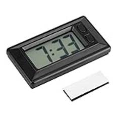 Uadme Digital väckarklocka, stor klar LCD-skärm, batteridriven väckarklocka, bilinstrumentbräda, skrivbord, elektronisk klocka, datumtidskalender, visning för sovrum, hem, kontor, kök