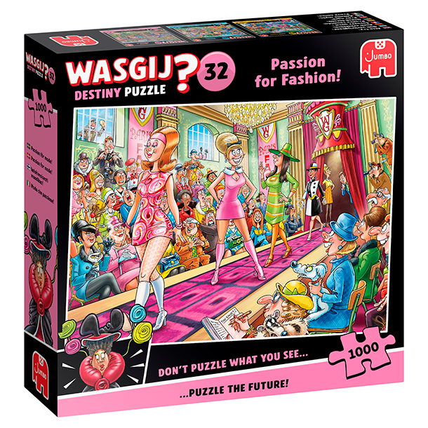 NYHED! Puslespil Wasgij Destiny 32 - Passion for Fashion! - 1000 Brikker.