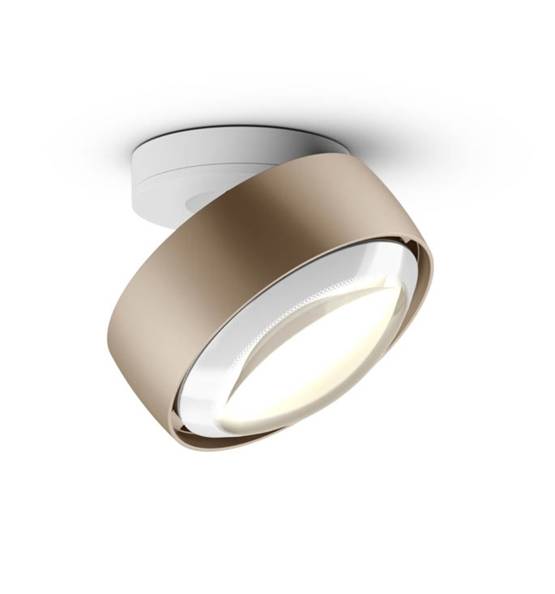 Occhio Piu Alto VOLT S40 loftlampe, mat guld/hvid