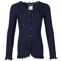Rosemunde Cardigan - Rib - Silke/Bomull - Noos - Marinblå - Rosemunde - 16 år (176) - Cardigan