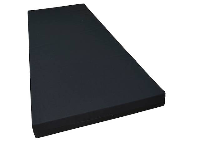 Karat Plus vendbar skummadras bredde 70 x 160 cm med vaskbart kraftigt marineblåt betræk. Mørkeblå