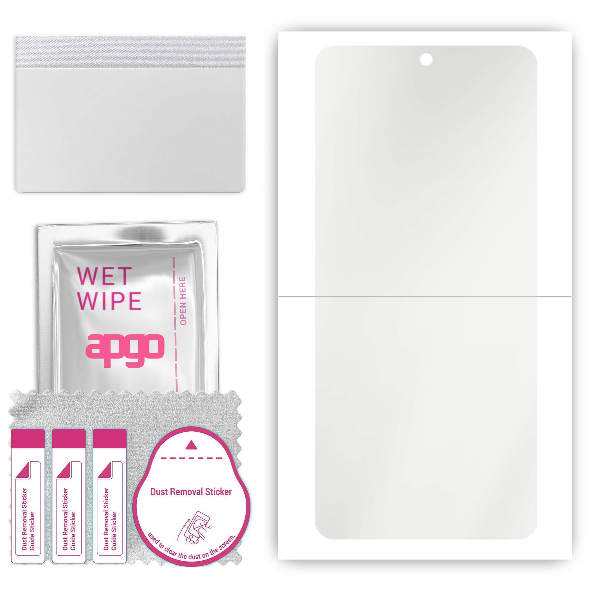 apgo Hydrogel Matte Screen Protector for Redmi Note 11 Pro Plus 5G, Hydrogel Film, Flexible, Soft TPU with positioning layer easy installation