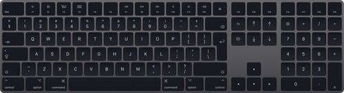 Apple Magic Keyboard 2017 med numerisk tastatur | Spacegrå | DK