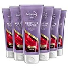 6-pack – Andrelon hårmask – Keratine Colour – skydd av färgat hår – 180 ml