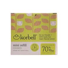 Korbell Refill Till Blöjhink Mini 9 Liter 3-pack