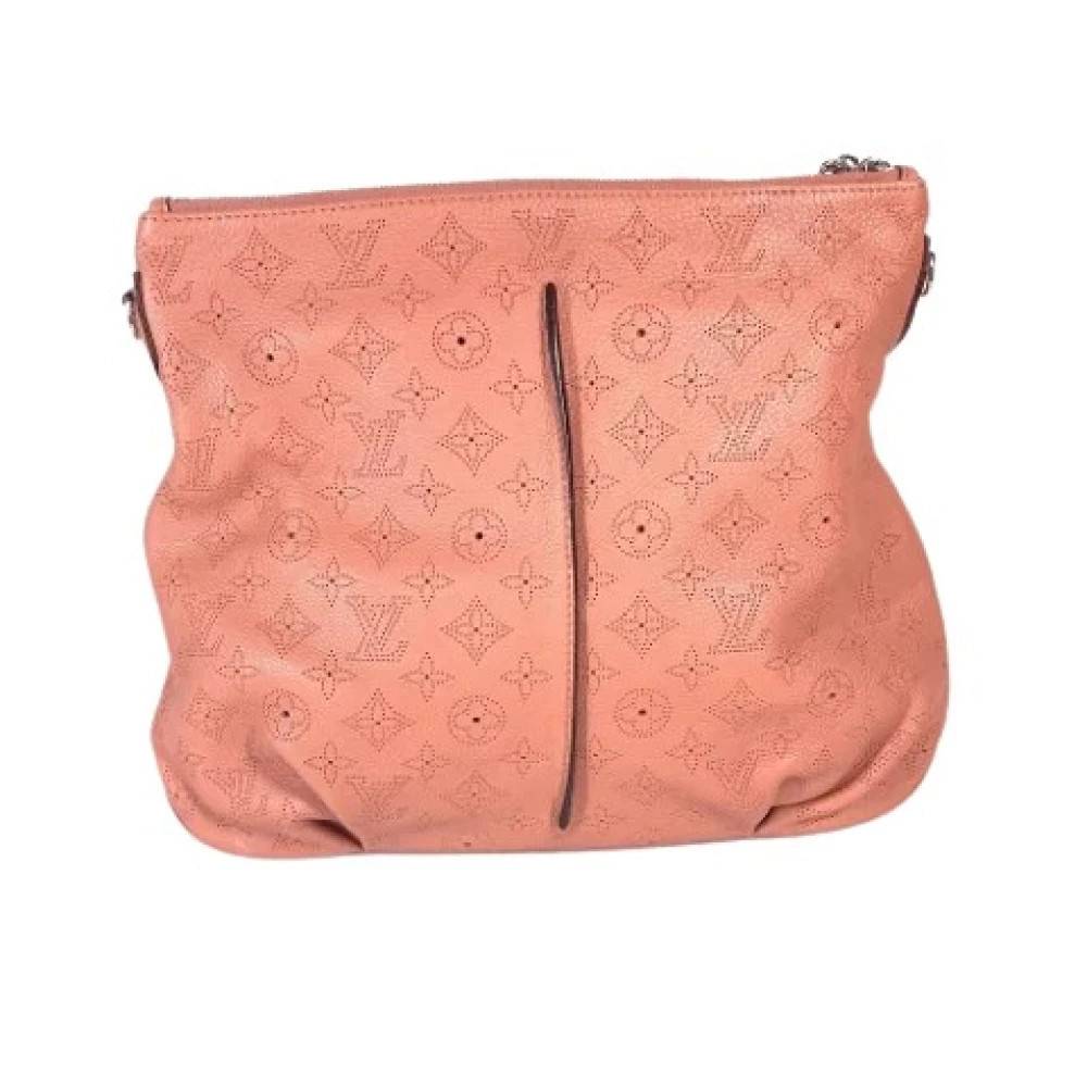 Louis Vuitton Vintage Pre-owned Vintage Mahina Monogram Skuldertaske - Vintage - Dame - Lyserød - ONE SIZE - Uld