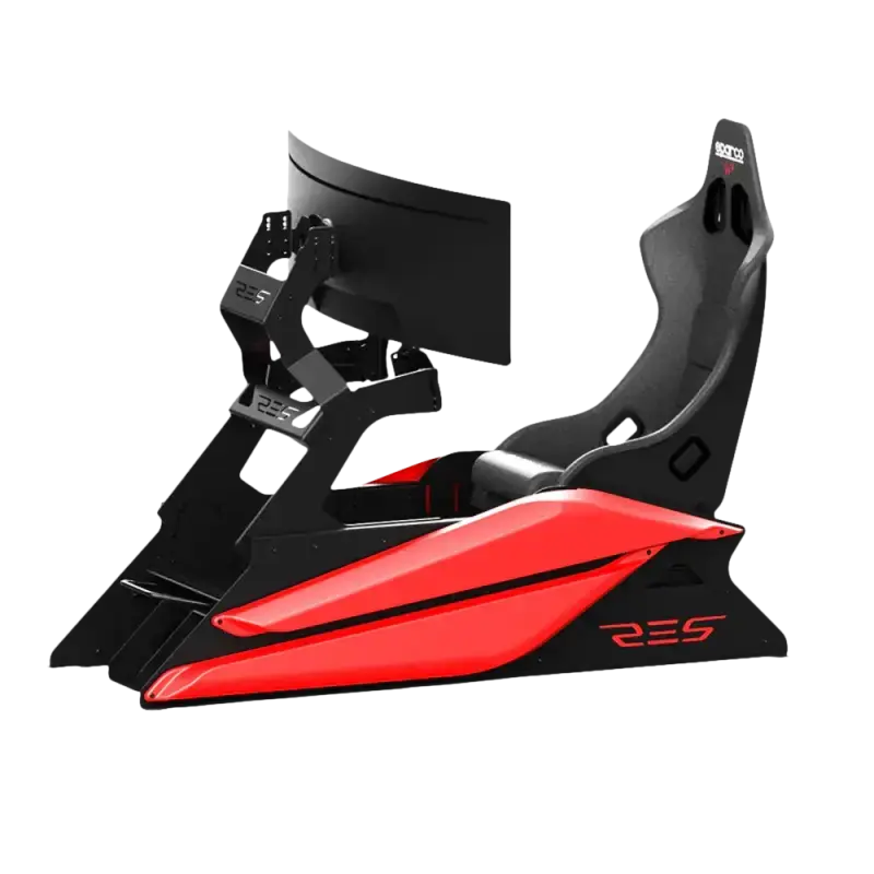 Res-Tech GT Cockpit - Zwart / Rood