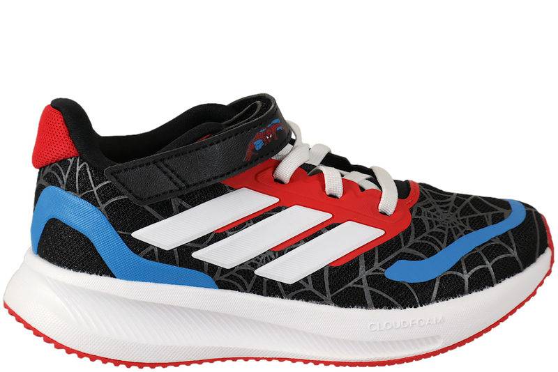 Adidas runfalcon spider-man el c kondisko i sort tekstil str