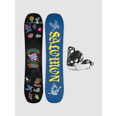 Salomon Grail+Goodtime XS black Kids Snowboardpaket - uni - 130