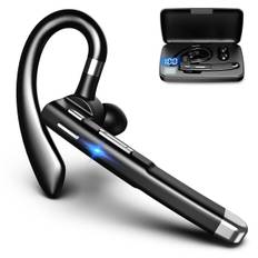 Bluetooth-headset med mikrofon, HD handsfree-telefon, trådlöst headset mobiltelefon, CVC8.0 in-ear hörlurar för iPhone Samsung Huawei