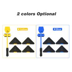 Heavy Duty Furniture Lifter with 4 Sliders for Easy and Safe Moving Moving Tool Shifter 5 Pack gul