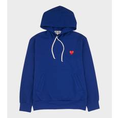 M Red Heart Hoodie Blue - XL