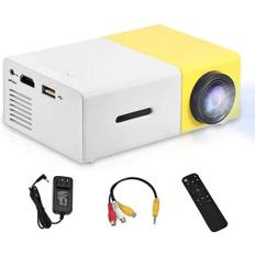 Bærbar 1080p LED-projektor - Minip projektor til hjemmebiograf