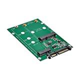 NFHK 2-i-1 Combo Mini PCIE 2 Lane M.2 NGFF och mSATA SSD till SATA 3.0 III, adapter, omvandlare, PCBA.
