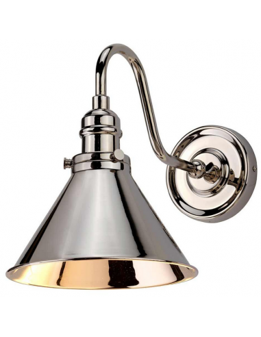 PROVENCE Væglampe H27,5 cm 1 x E27 - Poleret nikkel