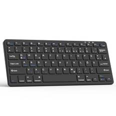 TQQ Bluetooth Tastatur, Deutsches Layout QWERTZ, Mini Wireless Keyboard für iPad und Andere Tablets (Samsung, Android, Windows)