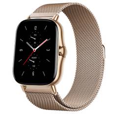 Magnetisk rem til Amazfit GTS/4/2/2e/GTS2 Mini/3/GTR 4/3/2/47mm 20mm 22mm Metal Mesh Smartwatch Mesh Amazfit Bip 5 Rem Rose gold