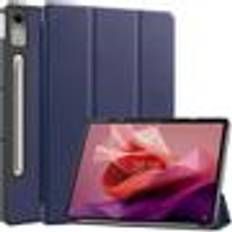 OEM Lenovo Tab P12 Tablet Cover with Tri-fold stand - Dark Blue
