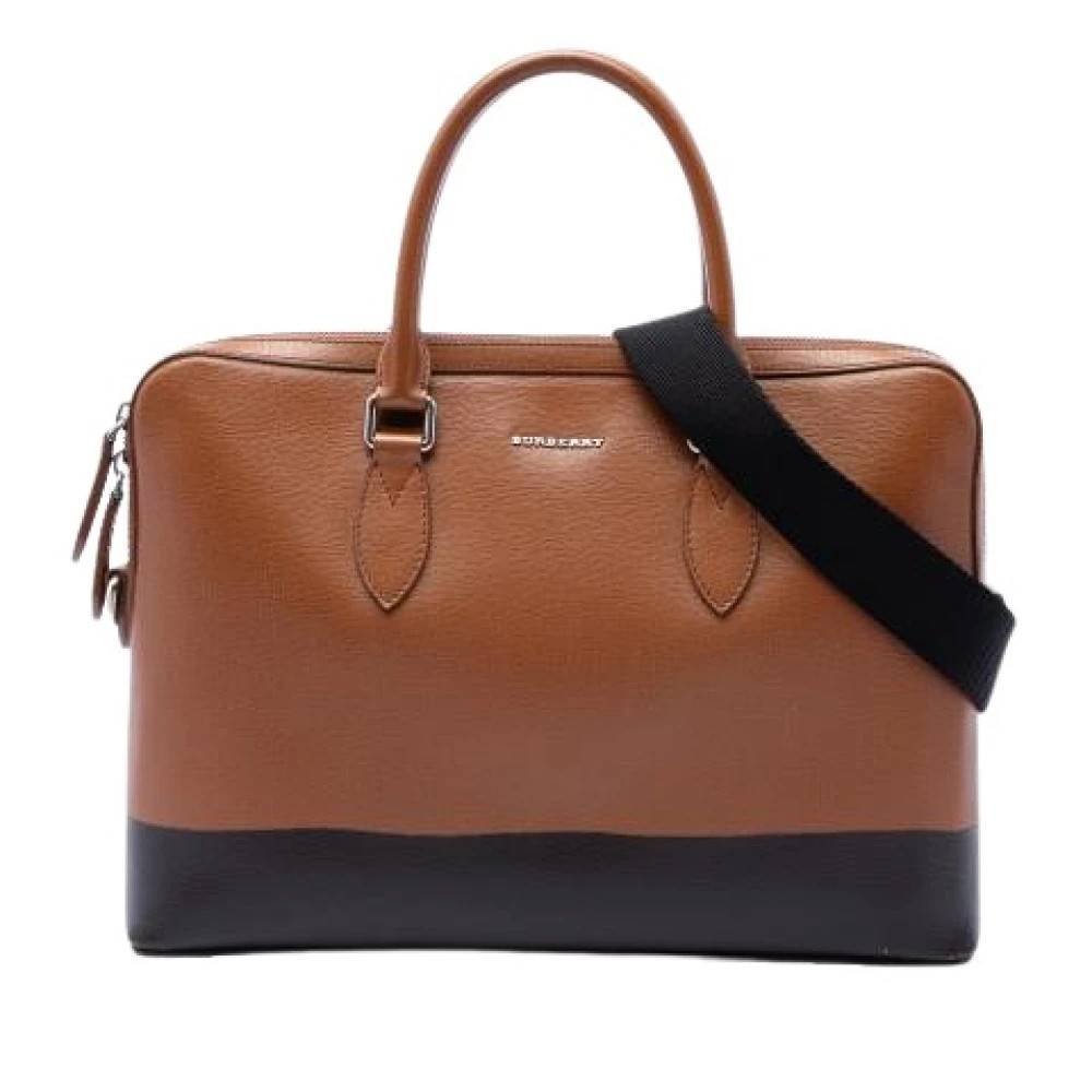 Burberry Vintage Pre-owned Business Taske - Vintage - Dame - Brun - ONE SIZE - Uld