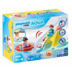 PLAYMOBIL 123 Aqua Badeinsel mit Rutsche 70635