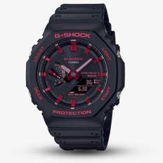 Casio G-Shock Black &amp; Red Oblong Smartwatch GA-B2100BNR-1AER