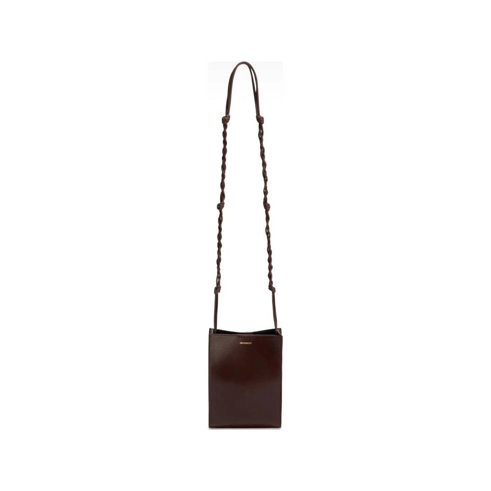 Jil Sander Skuldertaske - Tasker - Dame - Brun - ONE SIZE - Uld