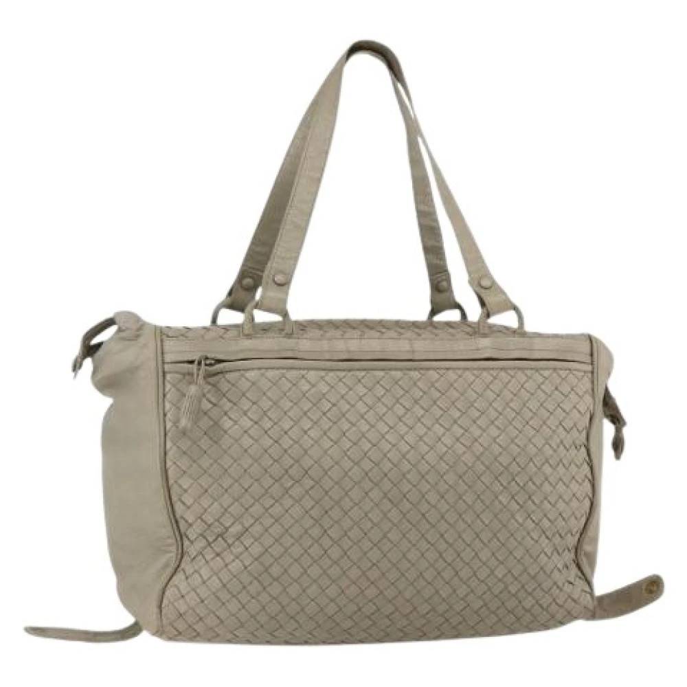 Bottega Veneta Vintage Pre-owned Vintage Håndtaske - Vintage - Dame - Beige - ONE SIZE - Uld