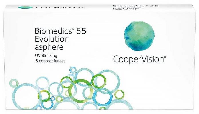 Biomedics 55 evolution™ - minusstyrkor