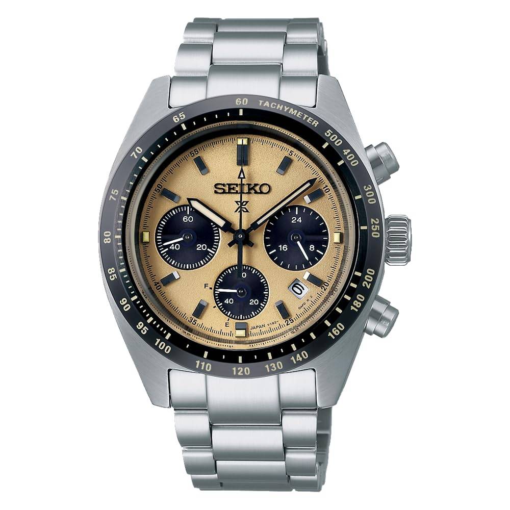 Seiko Klocka Prospex Speedtimer Solcellsdriven Kronografklocka SBDL089 Guld Herr