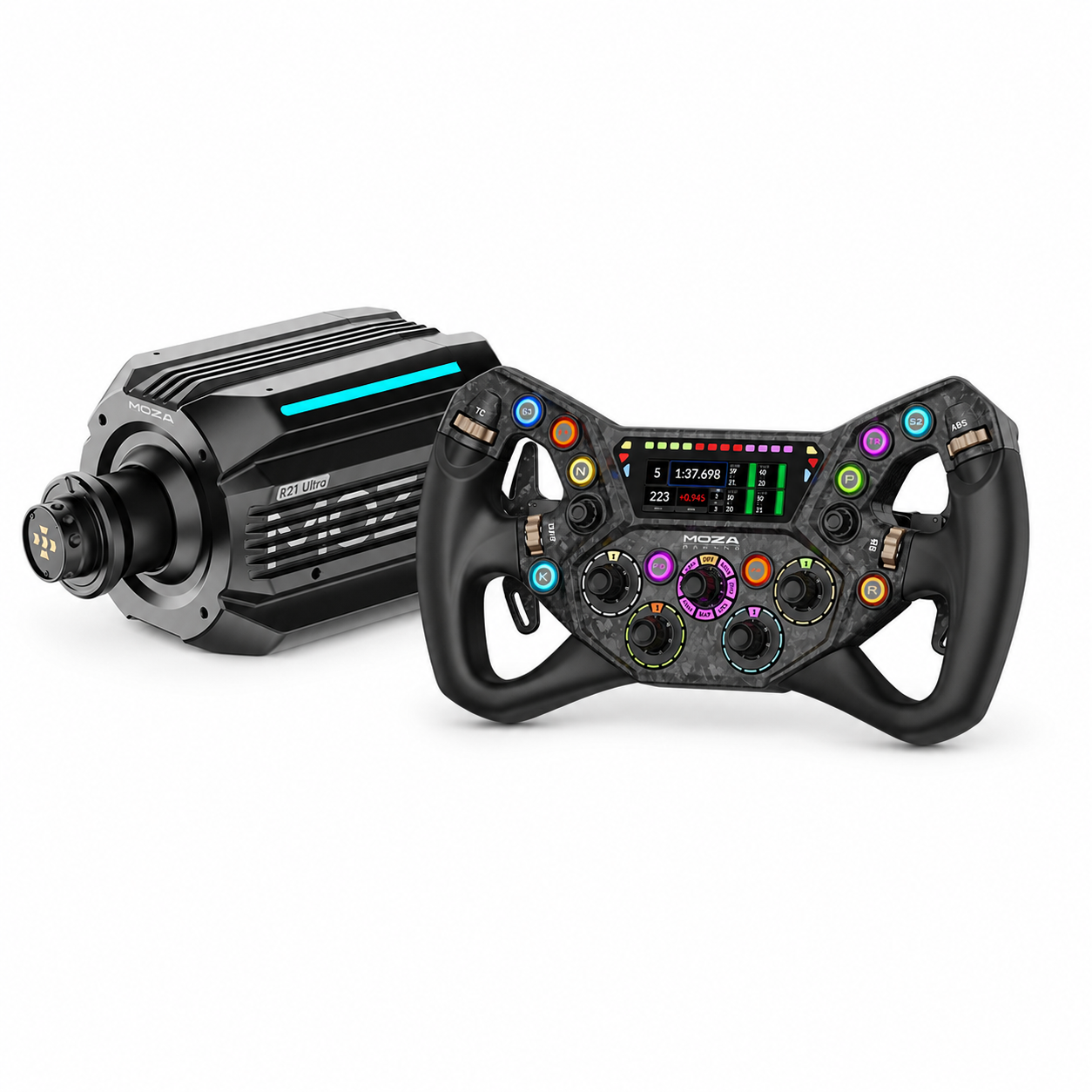 MOZA R21 Ultra + KS Pro Steering Wheel Bundle